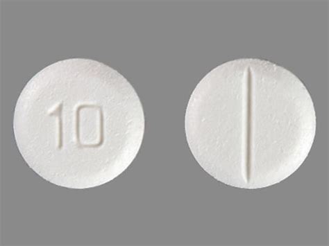 Always consult your healthcare provider to ensure the information displayed on this page applies to your personal circumstances. . White round pill 10